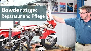 Bowdenzüge  Reparatur und Pflege [upl. by Rudwik]