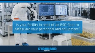 Stonblend ESD  Is your facility in need of an ESD floor to safeguard your personnel and equipment [upl. by Anwahsad]