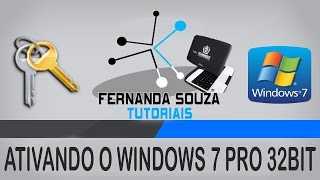 3° Tutorial Como ativar o Windows 7 professional 32bit [upl. by Chase]