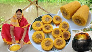 এককাপ সুজি দিয়ে যে এত সুন্দর পাকা তালের ভাপা পিঠা বানানো যায় দেখলে অবাক হয়ে যাবেন  taler pitha [upl. by Red]