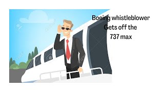 Boeing whistleblower gets off the plane before take off [upl. by Hawley]