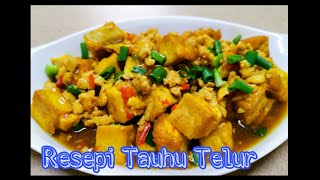 Resepi Tauhu Telur  Menu bajet tapi tetap enak [upl. by Aznofla]