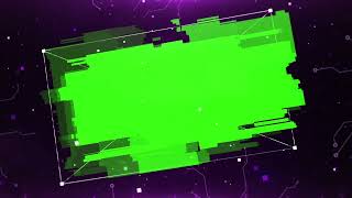 Glitch Effect Green screen Slideshow  Circuit Effect Transition [upl. by Attalie]