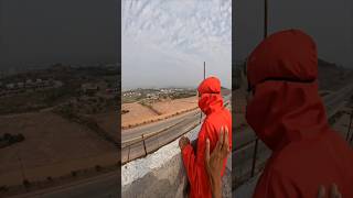 Moneyheist parkour Free running pov 😂rooftop parkourfreerun parkourlifeshortslife [upl. by Asselem]