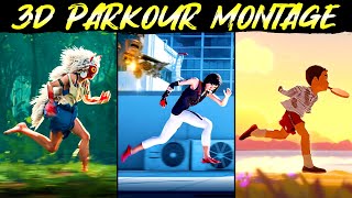 Top 100 3D Parkour Montage  KINETIC RUSH [upl. by Austine756]