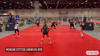 Morgan Stitzer LiberoDS AAU Nationals 16 U Premier Div finished 9th [upl. by Sileray508]