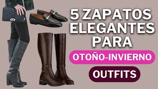 5 ZAPATOS ELEGANTES Y CLÁSICOS para el otoño invierno 2024  OUTFITS [upl. by Adnalra914]