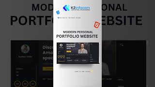 Build portfolio Website HTML CSS and JavaScript  Personal Portfolio Website [upl. by China]