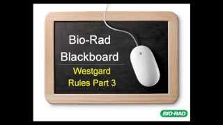 BioRad Blackboard  Westgard Rules Part 3 [upl. by Mcgregor]