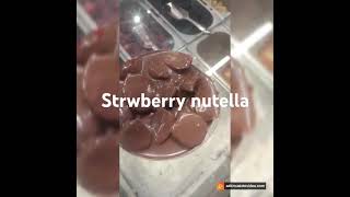 Londone vairal fresh strwberry with nutella sos♥️♥️ [upl. by Verile329]