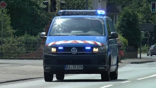 Bereitschaftsfahrzeug Stadtwerke Bielefeld auf Einsatzfahrt Entstördienst [upl. by Sanborn]