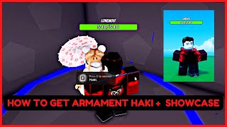 HOW TO GET ARMAMENT HAKI  SHOWCASE  One Fruit Simulator  ROBLOX [upl. by Jone547]