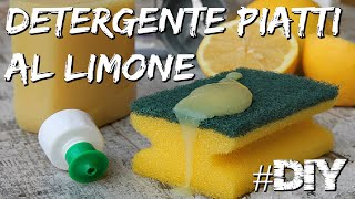 DIY  Detergente al Limone per piatti fai da te [upl. by Akeihsal]