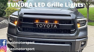 Toyota Tundra LED grille light install using Yotaleds [upl. by Elish]