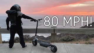 RION RE90 Electric Scooter Review  The Worlds Fastest Hyperscooter [upl. by Lenuahs]