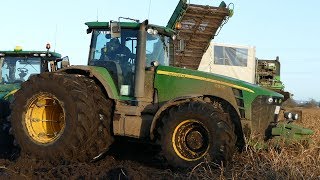 Best Of John Deere 8530  Working Hard in The Mud amp Pulling Out Others  PURE SOUND  DK Agriculture [upl. by Cavanagh880]