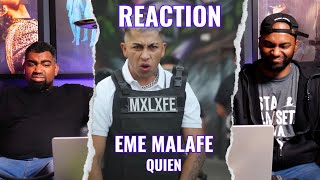 Eme Malafe  QUIEN  Video Reaccion [upl. by Sammer]