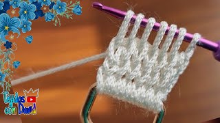 Aprende a tejer asas para bolsos muy rápido y práctico de tejer 🧶 [upl. by Rehtnug]