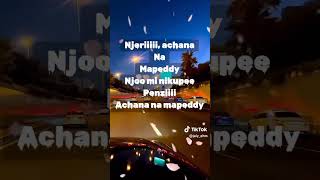 Njeri achana na mapedi full song [upl. by Angelico]