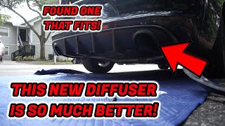 INSTALLING NEW DIFFUSER ON MY V6 DODGE CHARGER [upl. by Leighton]