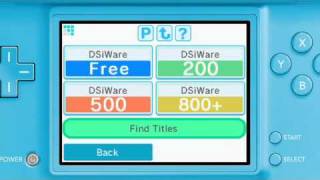 DSiWare amp Nintendo DSi Shop  Download Games amp Applications for Nintendo DSi [upl. by Sanjay]