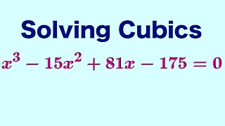 How To Solve Cubic Equations [upl. by Isobel]