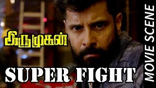 Iru Mugan  Super Fight Scene  Vikaram  Nayantara  Nithya Menon  Harris Jayaraj [upl. by Roselyn415]