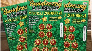 ⭐️ŚWIĄTECZNY KALENDARZ🎄premiera zdrapki lotto [upl. by Finley]