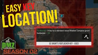 SC Grunts Footlocker key LOCATION GUIDE  Call of Duty Warzone 20 DMZ Season 2 [upl. by Swisher]