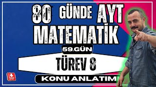 🟥 TÜREV 8 ✅ Bileşke Fonksiyon Türevi  80 Günde AYT Matematik  AYT Matematik Kampı [upl. by Katha]