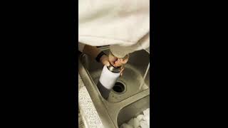 Removing a dent from hydroflask  Water bottle dent removal SHORTS [upl. by Sezen]