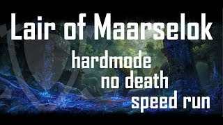 Lair of Maarselok  hardmodeno deathspeed run  Templar Healer [upl. by Elocim]