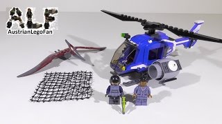 Lego Jurassic World 75915 Pteranodon Capture  Jagd auf Pteranodon  Lego Speed Build Review [upl. by Asha]