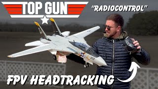 Flying the ICONIC new RC Jet from the cockpit  Freewing Twin 64mm F14 [upl. by Tanitansy]