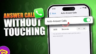 How to Answer Calls Without Touching the Screen on iPhone  HandsFree Call Answering on iPhone [upl. by Sundin426]