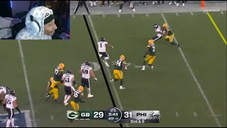 EAGLES VS PACKERS WEEK 1 HIGHLIGHTS REACTION [upl. by Brufsky]