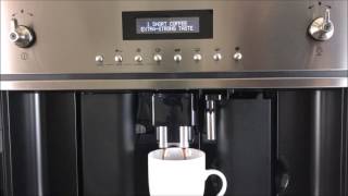 Smeg Coffee Maker Instruction  Tutorial  CMSU6451X and CMSCU451S [upl. by Frierson]