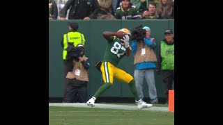 Romeo Doubs catches for a 20yard Touchdown vs Arizona Cardinals [upl. by Arabelle]