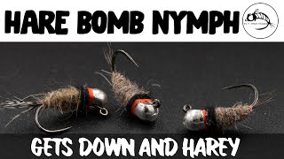 Fly Tying Tutorial Hare Bomb Nymph Euro Nymph Fly Pattern [upl. by Francesco]