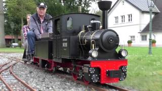 Backyard railroad 7 14 Zoll Gartenbahn [upl. by Renruojos]