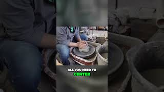 Mastering Pottery Easy Tricks to Perfectly Center Your Clay [upl. by Akimyt]