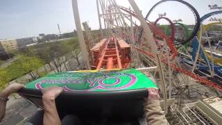 Testfahrt Olympia Looping Prater [upl. by Rebe656]