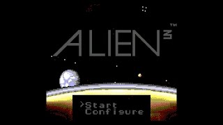 Alien 3 Game Gear 60Hz  Intro  Attract Mode [upl. by Arammahs]