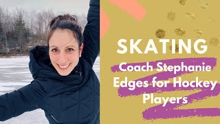 Power Skating  Edges Exercise for Hockey Players 💕 [upl. by Amalee]