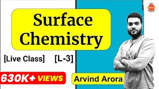 L3 Freundlich Isotherm  Effect of Temperature amp nature of Adsorbate on Adsorption  NEET JEE [upl. by Anirrehs]