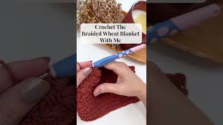 Free Crochet Blanket Pattern  The Braided Wheat Crochet Blanket [upl. by Teodor455]