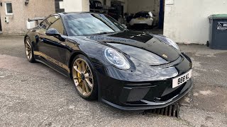 Satisfying ASMR Maintenance Wash on this stunning Porsche GT3 [upl. by Gautea]