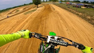 On The GAS At McLarty MX  KX250 [upl. by Nauqe]