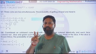 Probability distribution theory and all branches GATE problems Solution [upl. by Anaeirb]