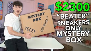 I Bought A 2300 Box Of quotBeaterquot Hypebeast Sneakers [upl. by Healy]